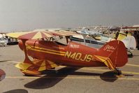 N40JS @ CNO - 1976 Pitts S-1C Special N40JS built by Mike Swinton. This photo was taken around 1980 at Chino, CA.