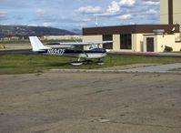 N6947F @ CMA - 1966 Cessna 150F, Continental O-200 100 Hp - by Doug Robertson