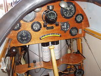 N3223 @ OQ3 - Rear cockpit instrument panel. - by Bill Larkins