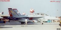 165166 @ NKT - Prototype of the EA-18G Growler, even with ECM pods