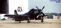 N23827 @ NKT - The Fighter Factory's AD-4 at Cherry Point - by Paul Perry