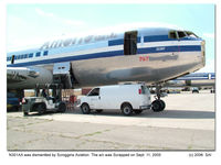 N301AA @ ROW - N301AA being dismantled in July 2005 by Scroggins Aviation, Inc. - by Doug Scroggins, SAI