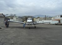 N91143 @ SZP - 1946 North American NAVION, Continental E-185-3 205 Hp, refueling - by Doug Robertson
