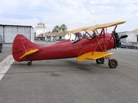 N29338 @ CCB - 1940 Waco UPF-7 at Upland, CA as NC29338 for birthday joyrides! - by Steve Nation