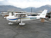N2820U @ CCB - Smart looking 1963 Cessna 172D at Upland, CA - by Steve Nation
