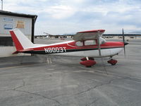 N8003T @ CCB - 1960 Cessna 175A at Upland, CA - by Steve Nation