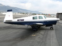N6766N @ CCB - 1968 Mooney M20C at Upland, CA - by Steve Nation