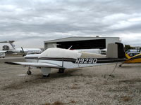 N929Q @ L65 - 1961 Beech N35 Bonanza at Perris Valley, CA - by Steve Nation
