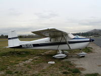 N8145B @ RIR - 1957 Cessna 172 at Flabob Airport, CA - by Steve Nation