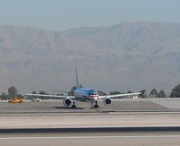 UNKNOWN @ KLAS - Coming straight on for you...and kinda far away. - by Brad Campbell