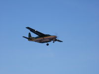 N411GV @ PABE - Hageland Aviation 1GV final approach runway 18 Bethel, Ak. - by Martin Prince, Jr