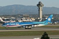 F-OJTN @ LAX - Air Tahiti Nui F-OJTN (A340-313) rolling out after landing on LAX RWY 25L.