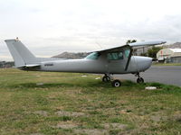 N5216Q @ RIR - 1971 Cessna 150L at Flabob Airport (Riverside, CA) just before the storm! - by Steve Nation