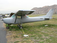 N5216Q @ RIR - 1971 Cessna 150L at Flabob Airport (Riverside, CA) just before the storm! - by Steve Nation