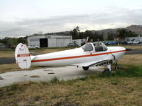 N2867H @ RIR - 1946 Ercoupe 415-D sans wings at Flabob Airport (Riverside, CA) just before the storm! - by Steve Nation
