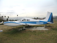 N6086 @ RIR - 1958 Cessna 310 at Flabob Airport (Riverside, CA) just before the storm! - by Steve Nation