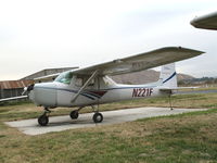 N221F @ RIR - Kurtz Aviation 1965 Cessna 150E at Flabob Airport (Riverside, CA) just before the storm! - by Steve Nation
