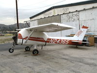 N24365 @ RIR - 1977 Cessna 152 at Flabob Airport (Riverside, CA) just before the storm! - by Steve Nation