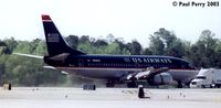 N588US @ ILM - Heading to the gate for a quick turnaround - by Paul Perry