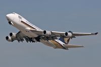 9V-SFA @ LAX - Singapore Airlines Cargo 9V-SFA (747-412F/SCD) departing LAX South Complex enroute to Anchorage, Alaska as SQC7965.