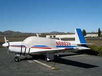 N6863V @ 1O2 - 1975 Mooney M20F at Lampson Field (Lakeport), CA - by Steve Nation