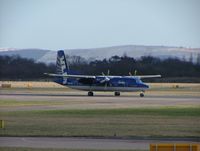 OO-VLY @ MIA - arrival at manchester - by mike bickley