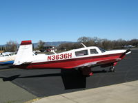 N3636H @ 1O2 - 1980 Mooney M20K at Lampson Field (Lakeport), CA