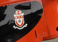 N675LF @ SZP - 1944 DeHavilland TIGER MOTH DH.82A, Flying Club Logo - by Doug Robertson