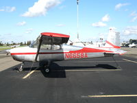 N6658A @ RHV - 1956 Cessna 172 at Reid-Hillview Airport (San Jose), CA - by Steve Nation