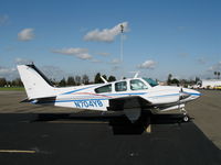 N704YB @ RHV - Multicraft Inc. 1968 Beech 95-B55 (T-42A) at Reid-Hillview Airport (San Jose), CA - by Steve Nation
