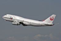 JA8074 @ LAX - Japan Airlines JA8074 (1990 Boeing 747-446) - climbing out from LAX RWY 25R enroute to Narita International Airport (RJAA), Japan as FLT JAL61. - by Dean Heald