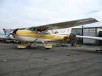 N6594M @ CNO - 1975 Cessna 182P with Tweety tail logo at Chino, CA - by Steve Nation