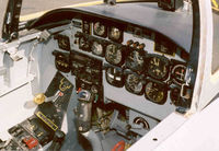 N2695B @ HWD - Front cockpit of TT-1 - by Bill Larkins