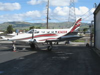 N340SW @ RHV - Levin Aircraft Corp 1978 Cessna 340A at Reid-Hillview Airport (San Jose), CA - by Steve Nation