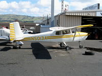 N5013A @ RHV - 1955 Cessna 172 at Reid-Hillview Airport (San Jose), CA - by Steve Nation