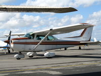 N62226 @ RHV - JWA Enterprises 1981 Cessna 172P ready to shutdown at Reid-Hillview Airport (San Jose), CA - by Steve Nation