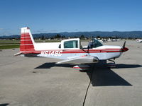 N6148G @ WVI - 1974 Grumman American AA-5 at Watsonville, CA - by Steve Nation