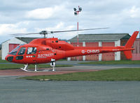 G-OHMS @ EGBO - Aerospatiale AS-355-1 Twin Squirrel owned by Western Power Distribution (Halfpenny Green)