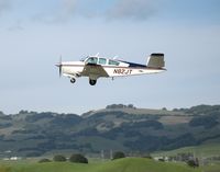 N82JT @ O69 - gear up on 1964 Beech S35 from Petaluma, CA - by Steve Nation