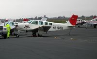 N8190G @ APC - JAL/Japan Air Lines 1992 Beech A36 trainer at Napa, CA - by Steve Nation