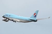 HL7490 @ LAX - Korean Air HL7490 (747-4B5) -FLT KAL18 - departing LAX RWY 25R enroute to Seoul, Korea (Incheon International Airport - RKSI).