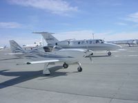 N415N @ RKS - Parked near a Citation at Rocksprings WY (6750') - by Bob Zajko