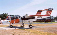 N414DF @ STS - CDF Lead Plane in fresh paint - by Bill Larkins