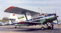 N707WA @ MCE - With full Russian markings and registration. - by Bill Larkins