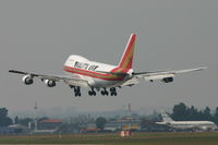 N715CK @ BRU - last seconds before touching rnw 25R - by Daniel Vanderauwera