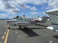 N1965Z @ SZP - 1965 Beech S35 BONANZA, Continental IO-520-B 285 Hp, tip tanks, tri-blade prop mods - by Doug Robertson