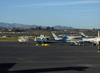 N5881G @ CMA - 1969 Cessna 150K, Continental O-200 100 Hp - by Doug Robertson