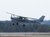 N1976F @ PDK - Fighting 20 knot crosswinds! - by Michael Martin