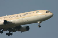 HZ-AND @ BRU - arrival of Saudi cargo on rnw 02