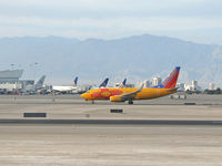 N781WN @ KLAS - Southwest Airlines - 'New Mexico' /  Boeing 737-7H4 / From the Land of Enchanted Tails. - by Brad Campbell